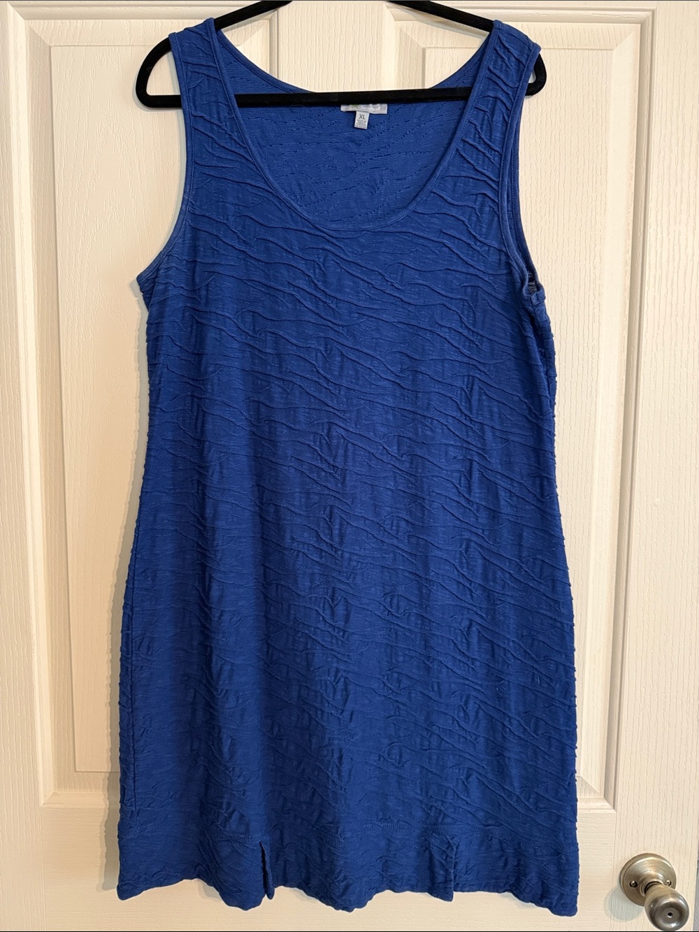 Horny Toad Blue Textured Sleeveless Summer Dress